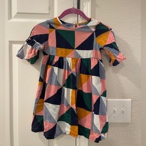 Pink Chicken Geometric Dress